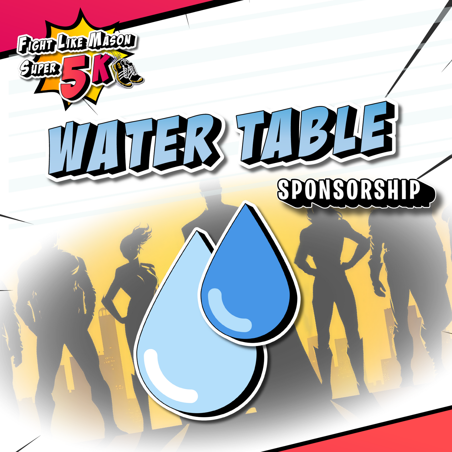 Super 5k Water Table Sponsor