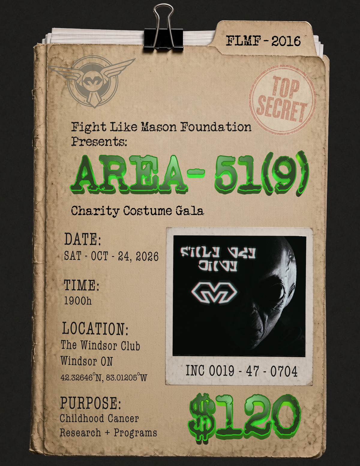AREA-51(9) - Halloween Gala Ticket